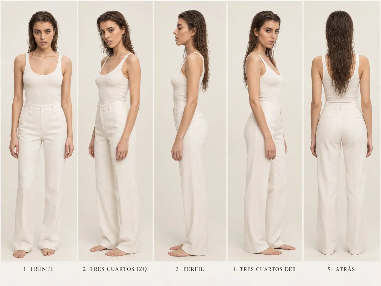 Pau, modelo creada con IA: cuerpo